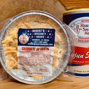 Hebert's Specialty Meats crab meat Augratin