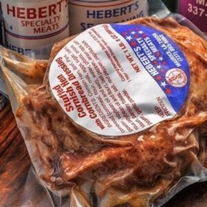Hebert's Specialty Meats Stuffed Cornish Hen with Cornbread Dressing